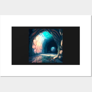 Opalescent Cave Mosaic Posters and Art